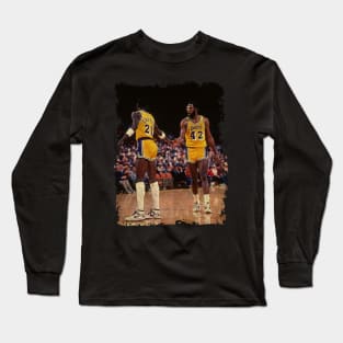 Michael Cooper and James Worthy, 1986 Long Sleeve T-Shirt